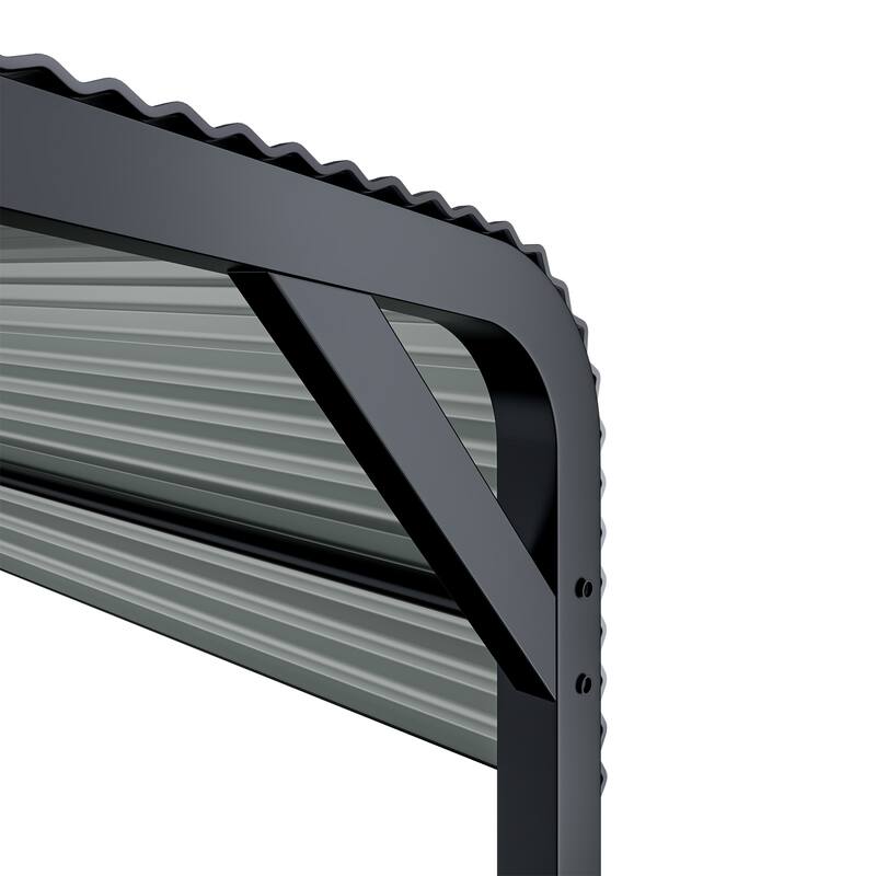 GDF Studio - Ironhaven Industrial 12 x 20 FT Metal Carport