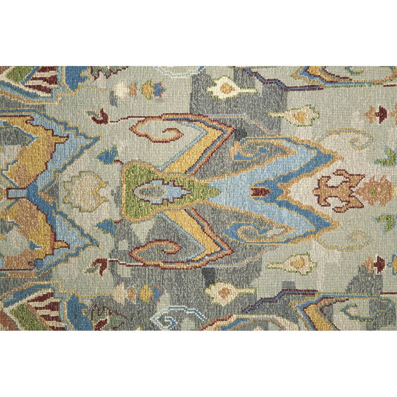 HomeRoots Ikat Bohemian Rectangle Area Rug - 162.00 in. x 114.00 in. x 0.20 in.
