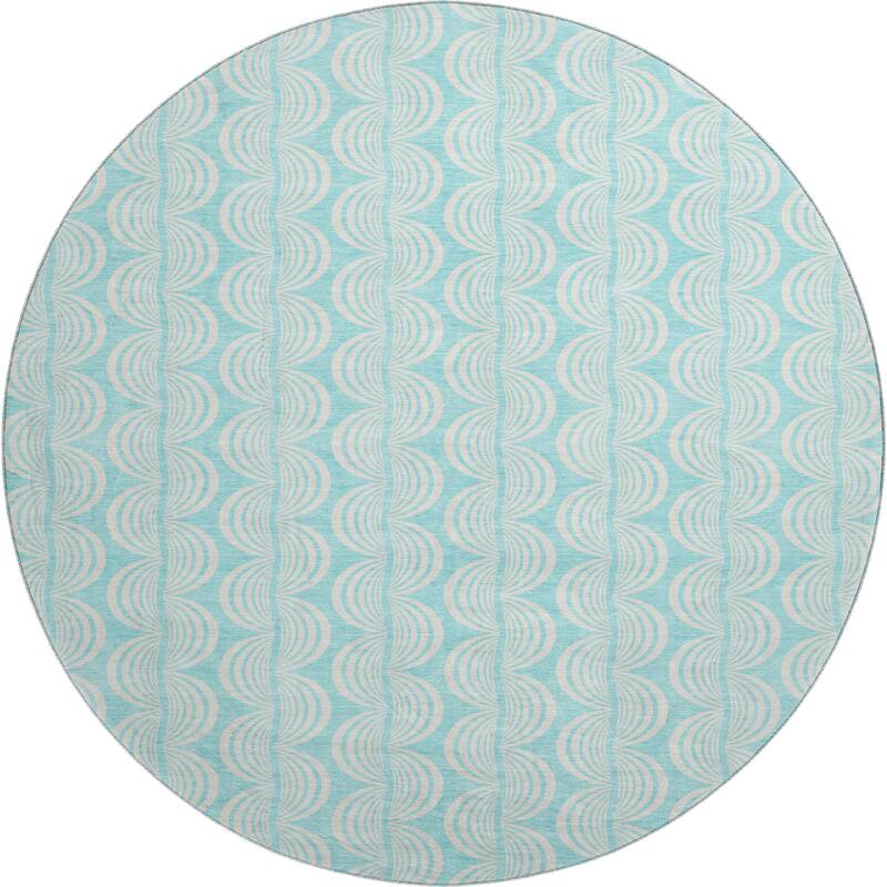 Premium Washable Super Soft Modern Scallop Mayfield Rug