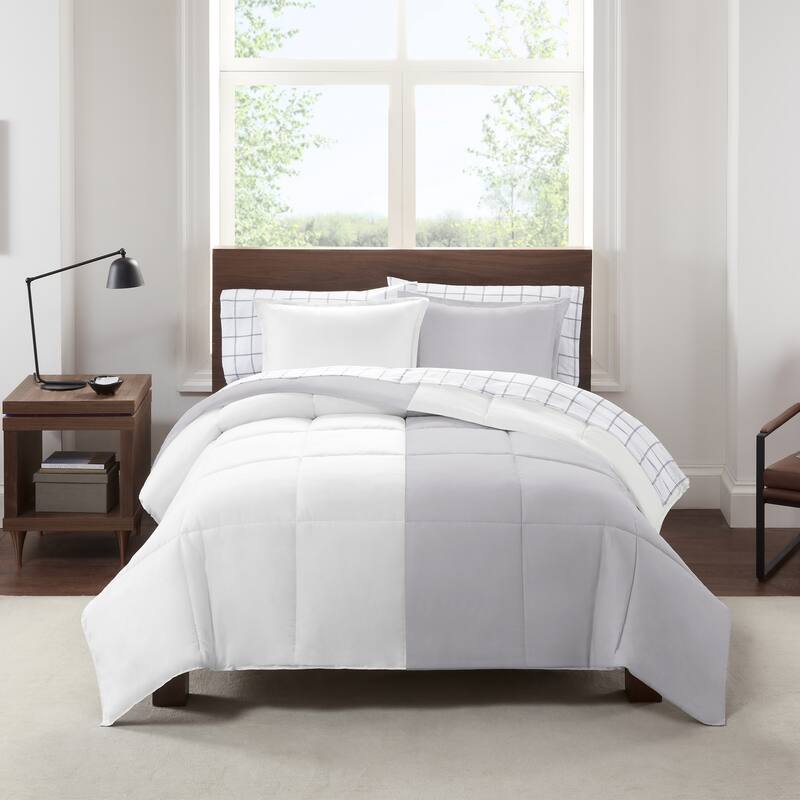 Serta Simply Clean Antimicrobial Reversible Bed in a Bag