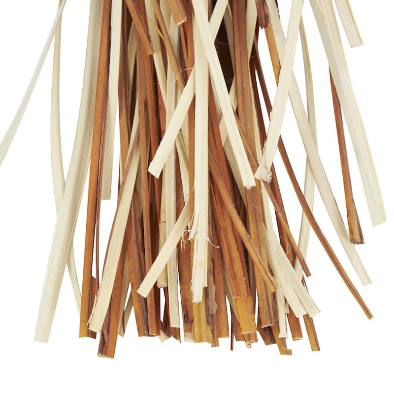 Dried Plant Palm Leaf Tall Home Decor Natural Foliage with Grass - Brown - Roche River Decor