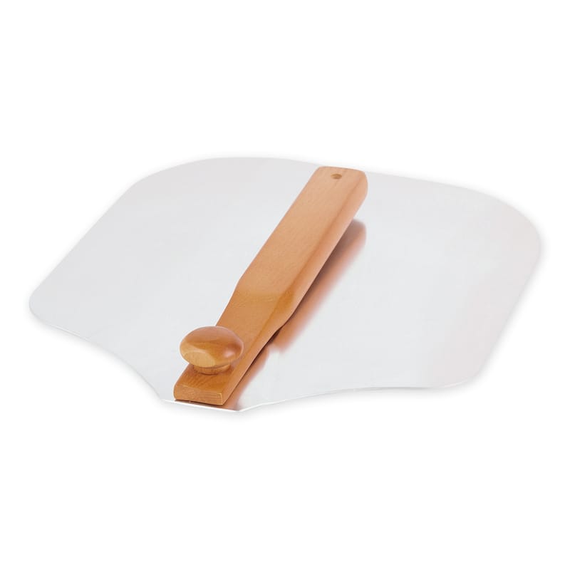 12-Inch Aluminum Oven Spatula - 12" Diameter, Folding Handle
