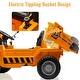 preview thumbnail 3 of 38, 12V Kids Ride On Dump Truck with Electric Dump Bed and Shovel