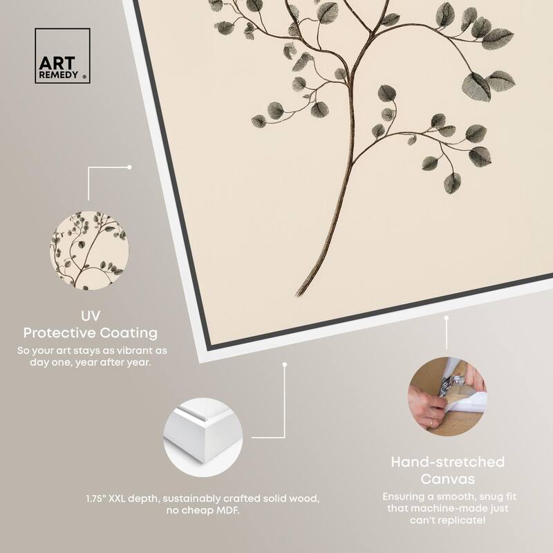 Bilberry Branch Canvas by Art Remedy
