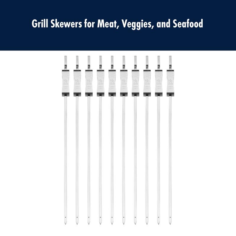 Henckels BBQ 10-pc Stainless Steel Skewer Set