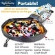 preview thumbnail 3 of 4, Creative QT SlideAway and Table Top Play Mat, Room and Travel Toy Organizer - Gray Stripes