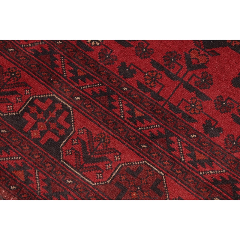 Vintage Biljik Khal Mohammadi Zyair Red/Blue Rug - 4'11'' x 6'4''
