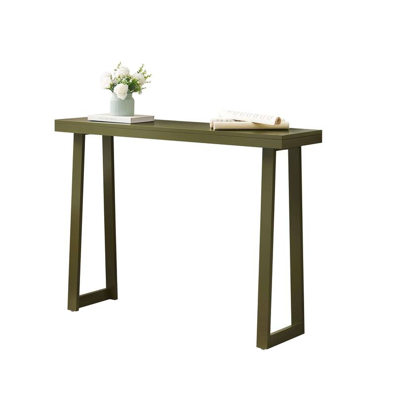 Claude Collection Wood 44" Modern Console Table with Shelf