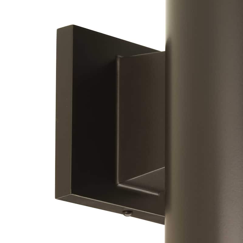 Progress Lighting Cylinder 1 Light Outdoor Wall Sconce with Metal