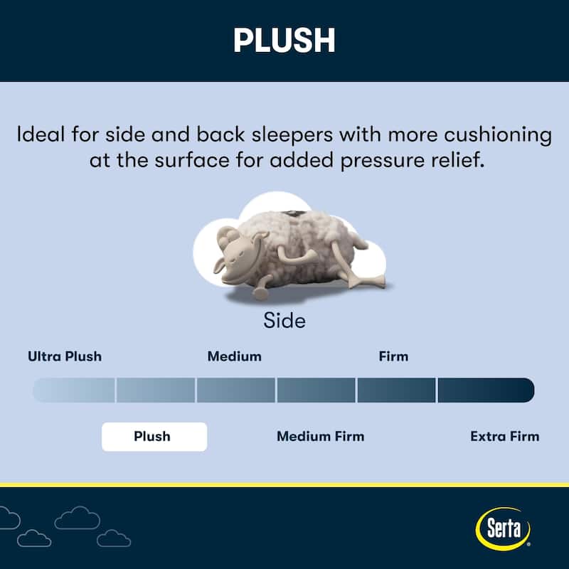 Serta Perfect Sleeper X Excelled 14.25" Hybrid Plush Mattress Set