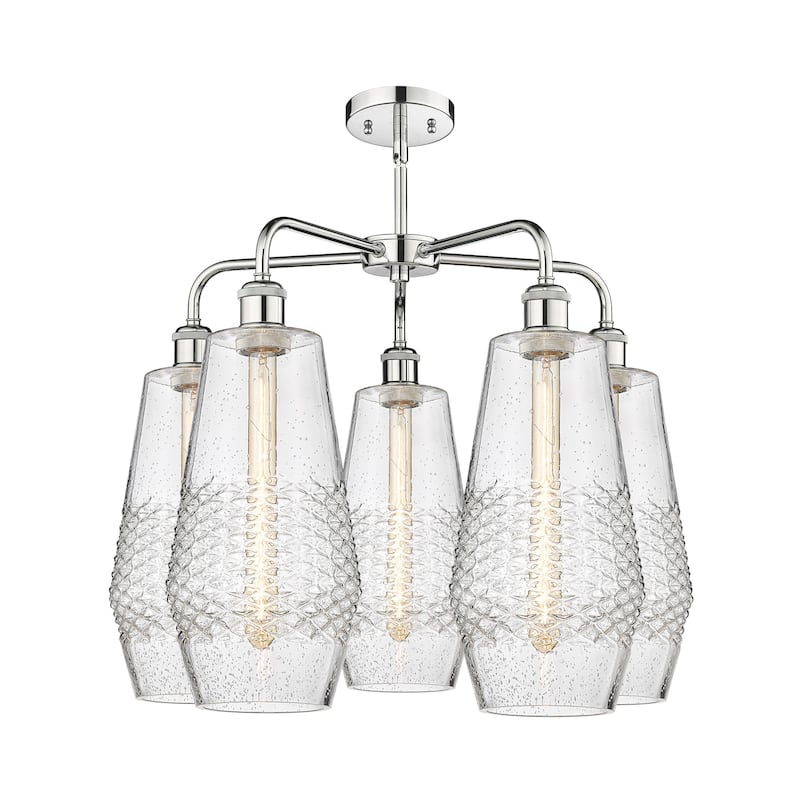Innovations Lighting 516-5CR-22-25 Windham Chandelier Windham 5 Light