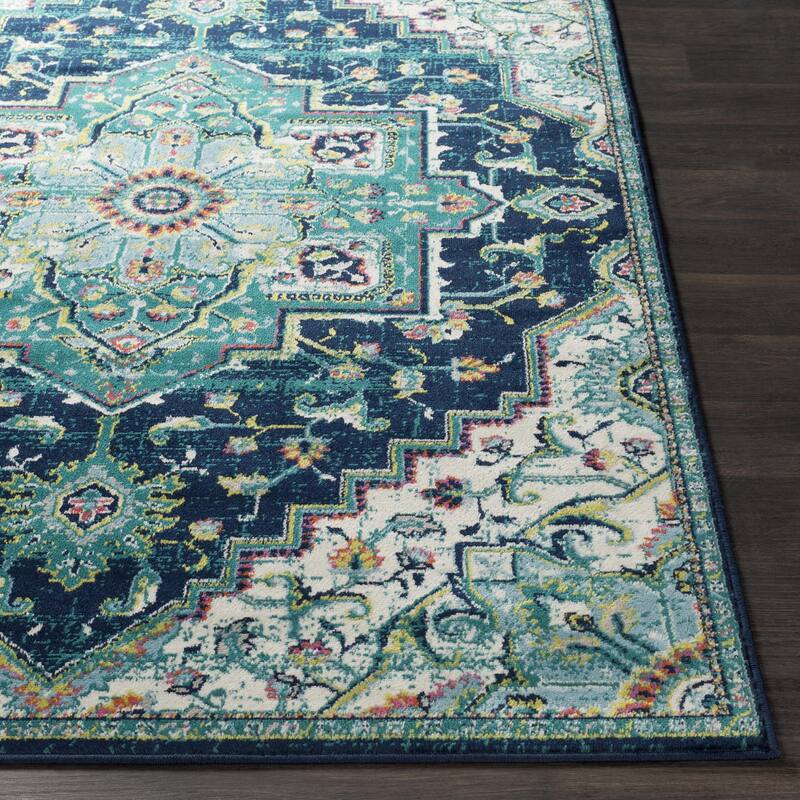 Livabliss Paramount Updated Traditional Medallion Area Rug