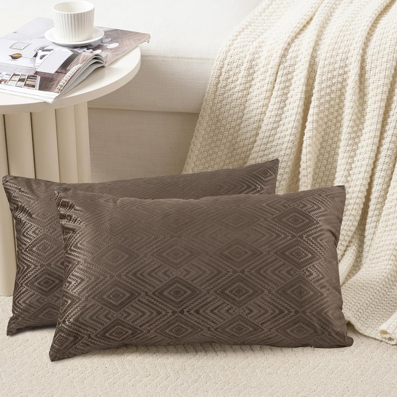 Tonopah Ikat Velvet Throw Pillow Cover Set, NO INSERT