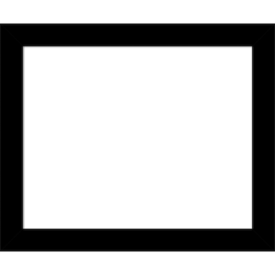 Amanti Art Basic Black Framed Dry Erase Magnetic Board