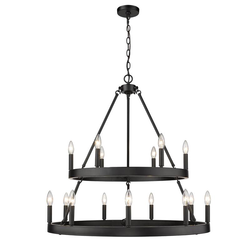 Alastair 2 Tier - 15 Light Chandelier - 35x32"