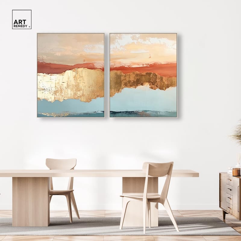 Earthy Glow III Canvas Set of 2 by Art Remedy