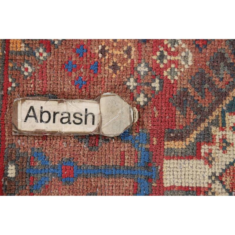 Tribal Bakhtiari Vintage Persian Area Rug Hand-Knotted Wool Carpet - 5'1" x 9'11"