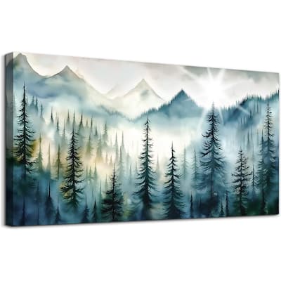 Decor Artwork Blue Abstract Wall Decorations