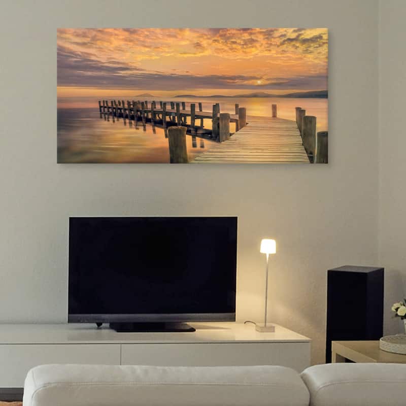 Reaching Out by Mike Calascibetta Canvas Art Print