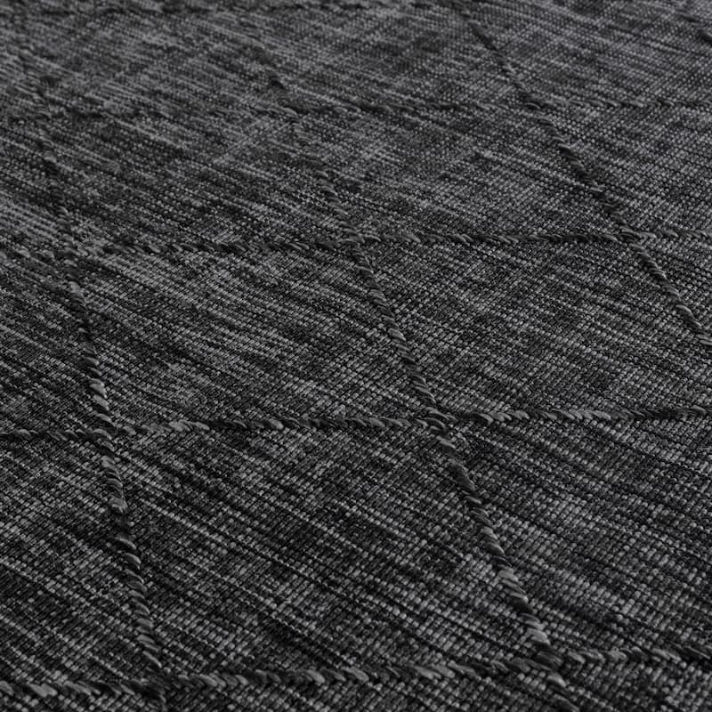 Larissa Collection Geometric Pebble Indoor/Outdoor Area Rug
