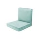 preview thumbnail 87 of 114, Haven Way Universal Outdoor Deep Seat Lounge Chair Cushion Set 23x26 - Mint