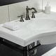 preview thumbnail 1 of 5, American Classic Widespread Bathroom Faucet Black Stainless