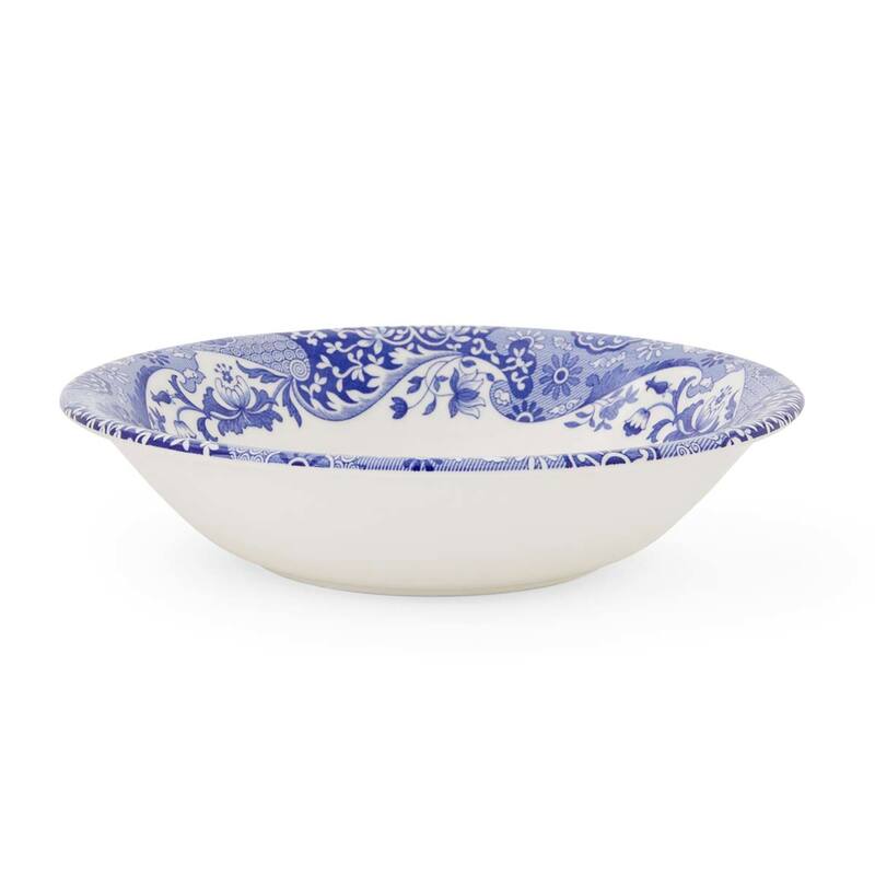 Spode Blue Italian Christmas Tree Bowl - 7.9-Inch