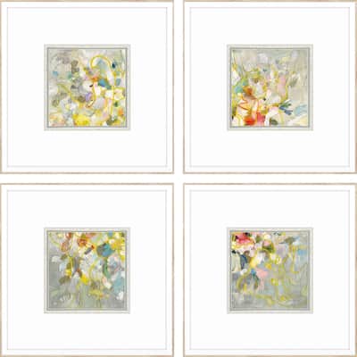 Strings of Lights S/4 Framed Art Giclee Under Glass