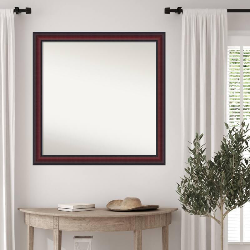 Dalat Non-Beveled Framed Wall Mirror