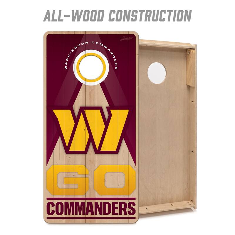 Washington Commanders NFL 2x4 Professional Cornhole Board Set