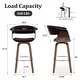 preview thumbnail 131 of 186, 26"/29" Faux Leather Swivel Bar Stools, Wood Counter Stool
