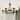 Zjvaive 30" Vintage 6‑Light Dimmable Chandelier with White Fabric Shades for Dining Room Living Room