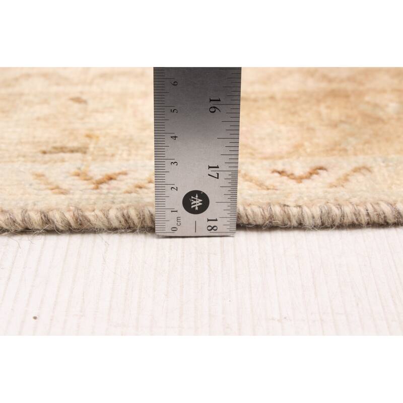 ECARPETGALLERY Hand-knotted Antalya Vintage Cream Wool Rug - 8'0 x 10'11