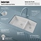 preview thumbnail 57 of 76, Karran Undermount Quartz Double Bowl Kitchen Sink
