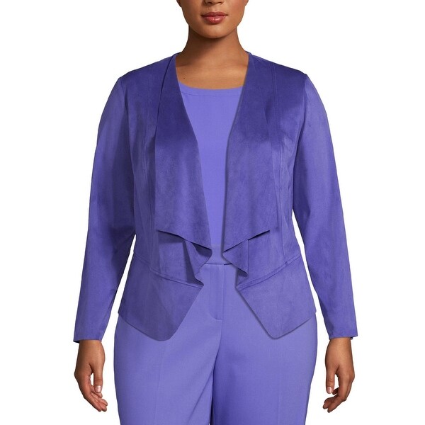 anne klein faux suede dress