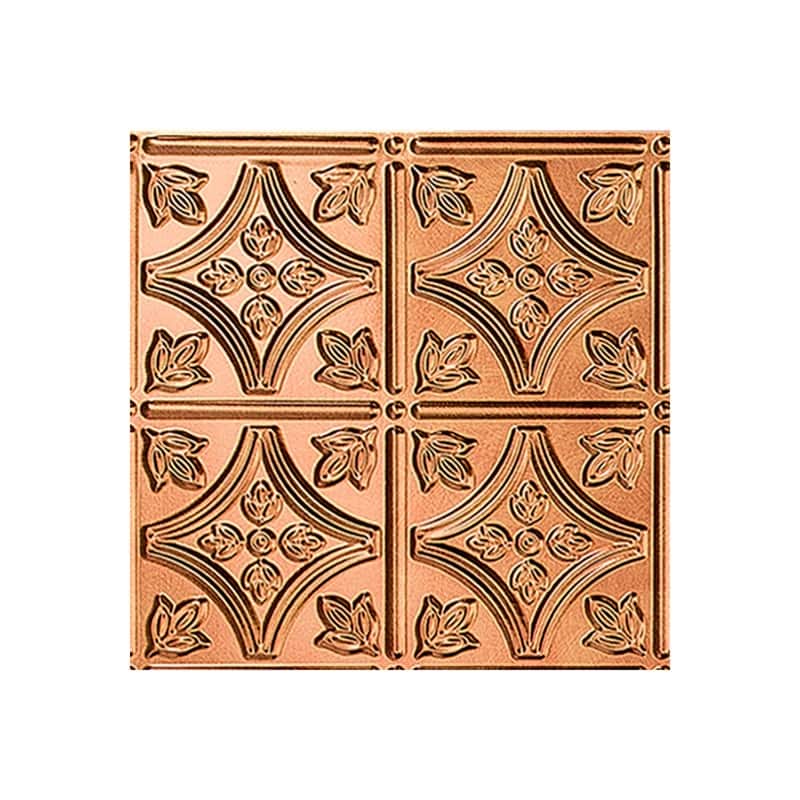 FASÄDE Traditional 1 4-foot x 8-foot PVC Wall Panel in Antique Bronze - Sample