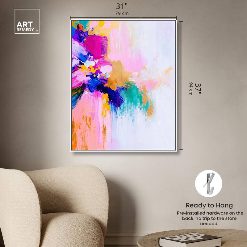 Contrast of Purity III Canvas by Art Remedy