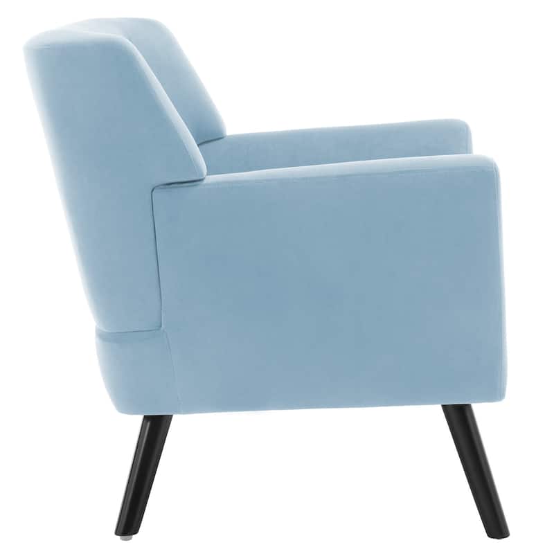 Velvet Upholstered Armchair Tufted Accent Chair, Set of 2 - 30.71"H x 28.35" W x 27.56"D