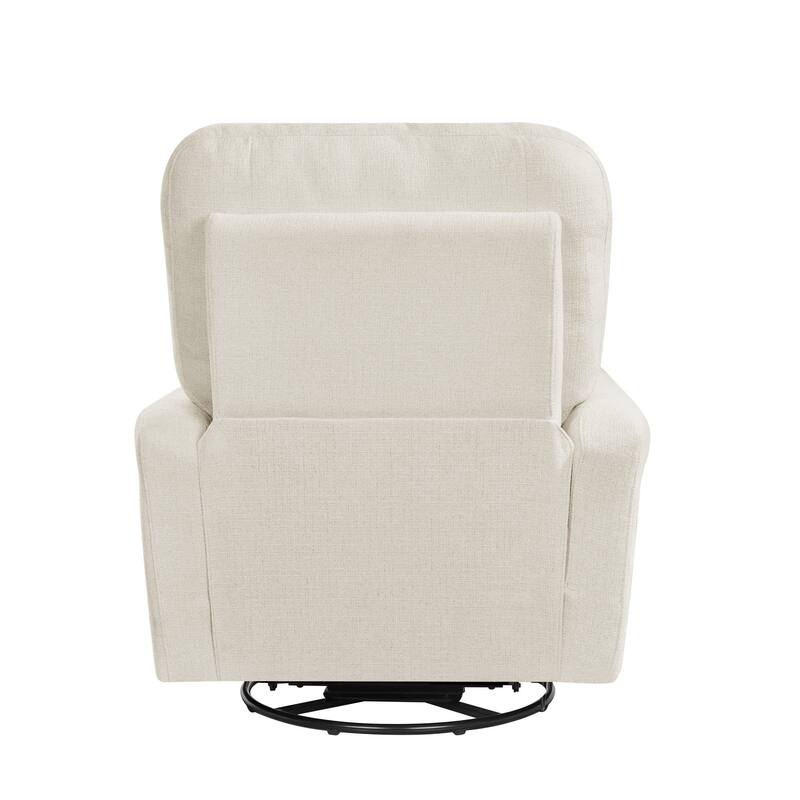 Heido 360 Degree Swivel Glider Manual Recliner Leisure Chair Set of 2