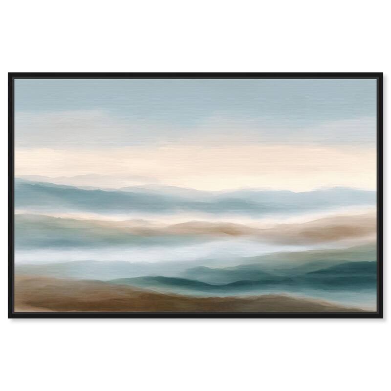 Nuance of the Range II Canvas by Art Remedy - 54" x 36" - Black