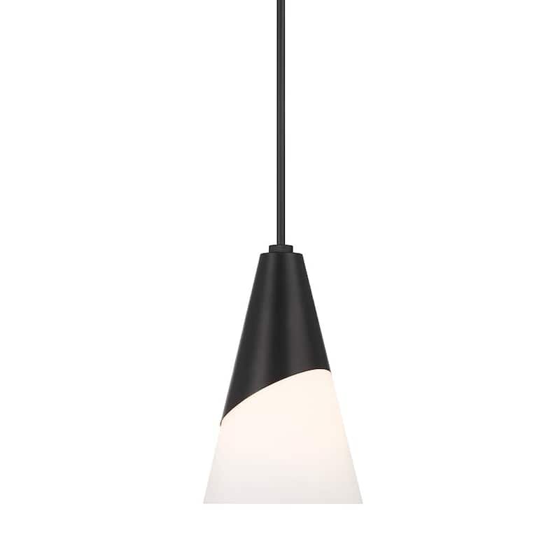 Crystorama Lighting Group TOR-901 Tori 3 Light 9" Wide Mini Pendant - Matte Black