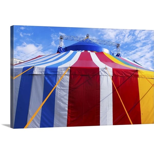 Shop Black Friday Deals On Circus Tent Canvas Wall Art Overstock 21005933