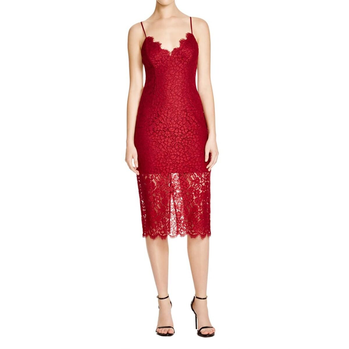 bardot sienna lace cocktail dress