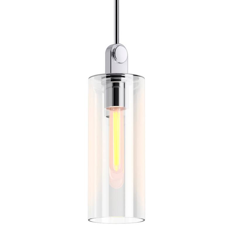 Kohler Lighting 35876-PE01 Crue 5" Wide Mini Pendant with Clear Glass