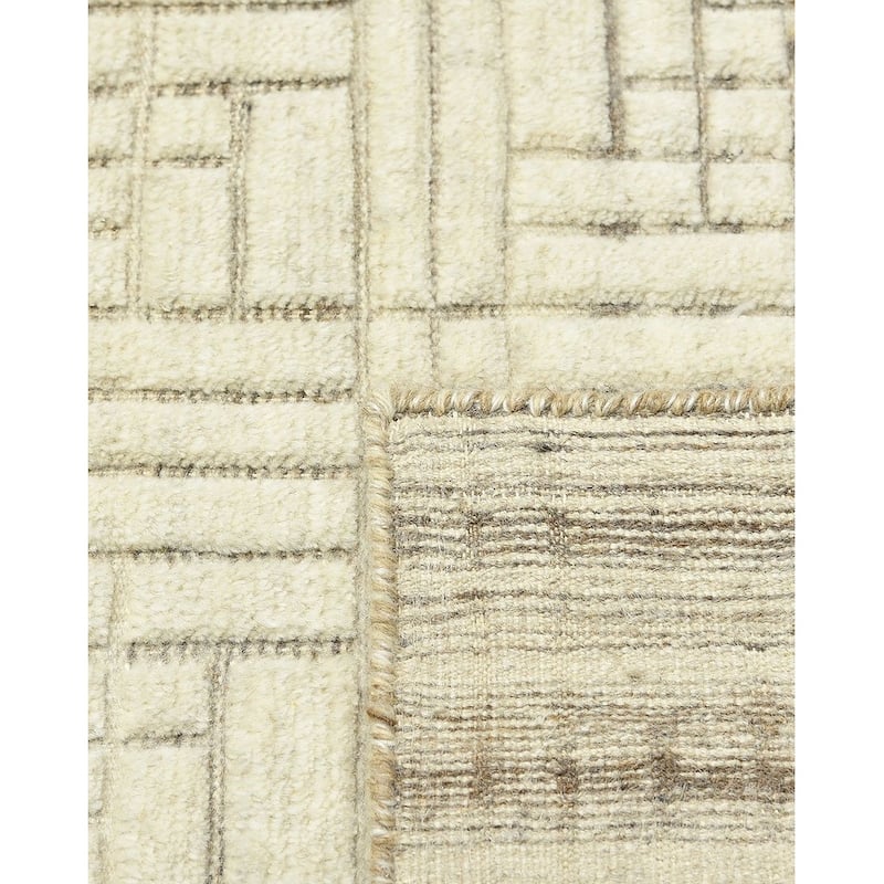 Overton Handmade Modern Contemporary Geometric Area Rug - 8' x 10'