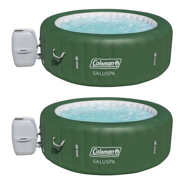 Coleman SaluSpa 6 Person Inflatable Spa Bubble Massage Outdoor Hot Tub