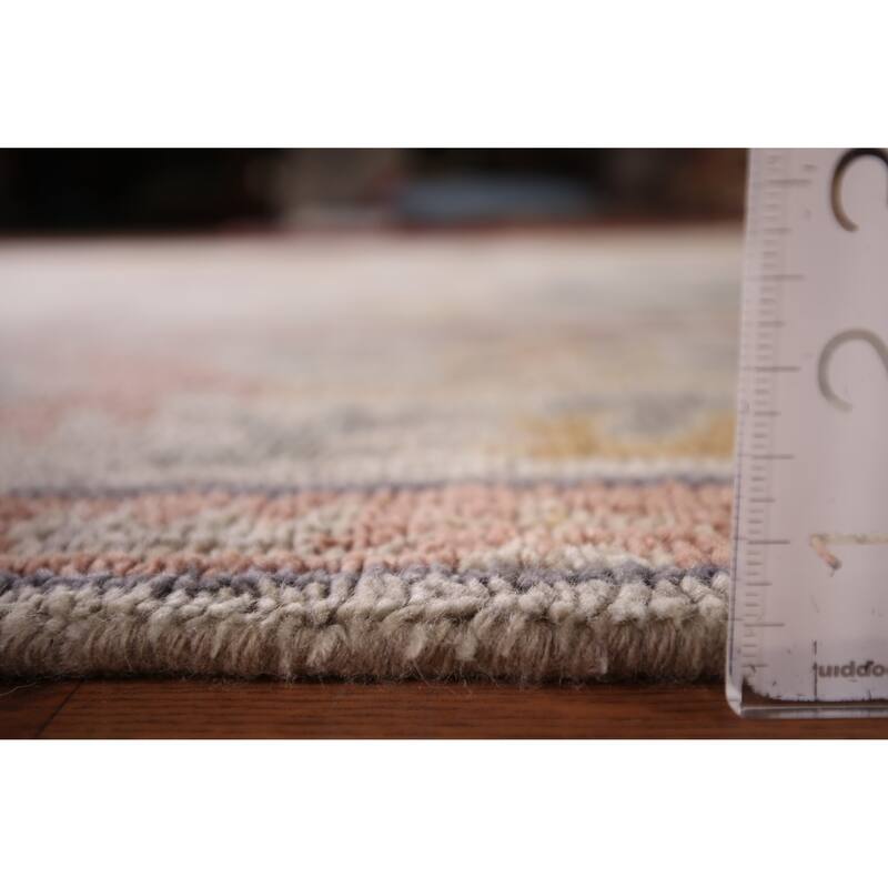 Oushak Indian Area Rug Handmade Oriental Wool Carpet - 7'10" x 10'2"