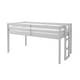 preview thumbnail 3 of 8, Taylor & Olive Acropolis Wood Twin Junior Loft Bed Grey