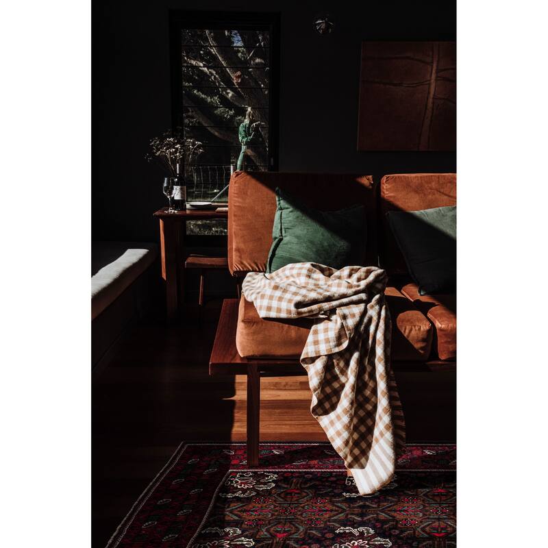 ECARPETGALLERY Hand-knotted Teimani Dark Navy, Red Wool Rug - 3'11 x 6'8