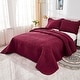 preview thumbnail 7 of 106, MarCielo 3 Piece Cotton Oversized Bedspread Quilt Set Tmonica